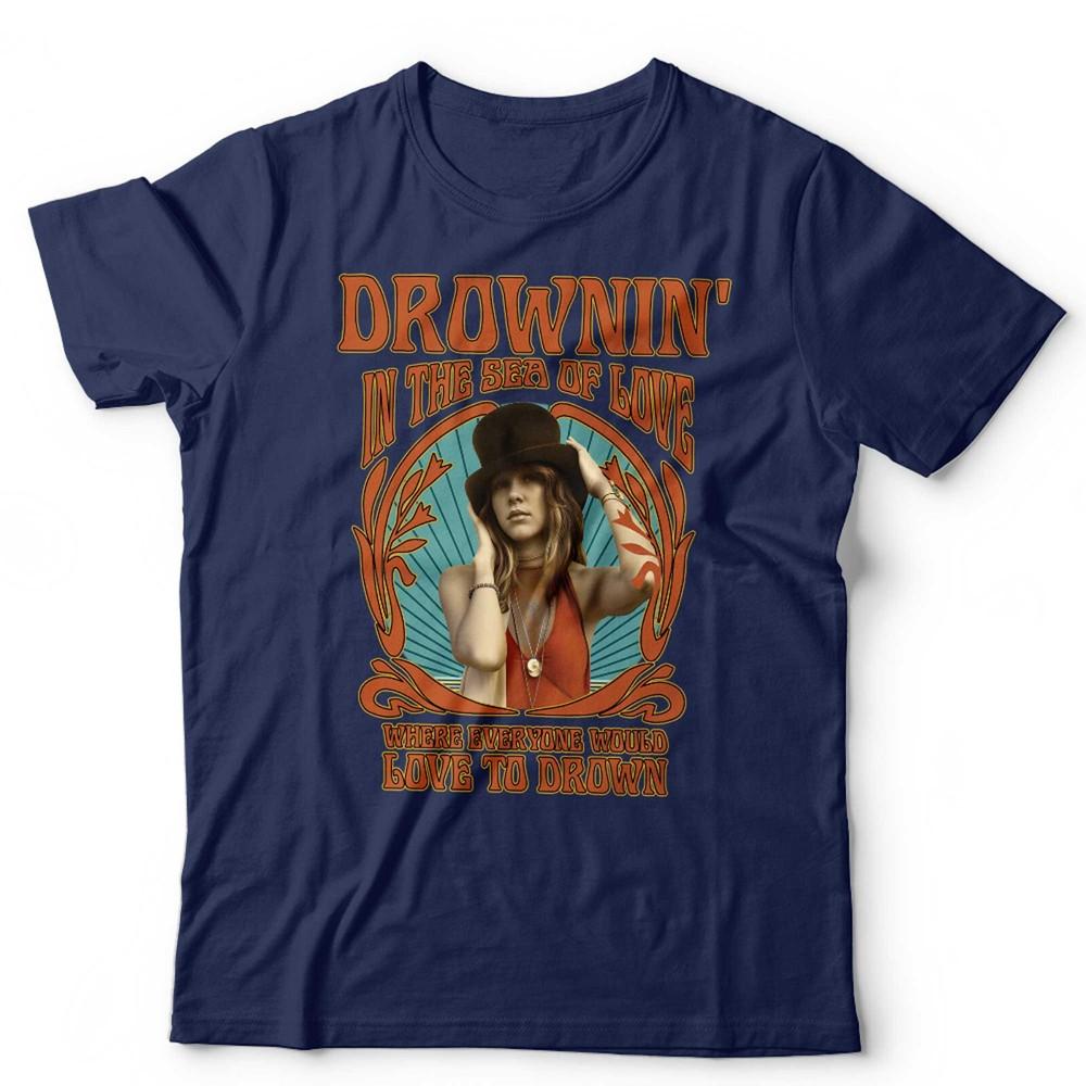 Stevie Nicks Drownin In The Sea Of Love Vintage Retro Unisex Kids TShirt S