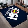 Individueller Name, Fenerbahce Heim-Sofa-Dekoration für Wohnzimmer & Schlafzimmer, Rutschfeste Spiel-Flanell-Fußmatte für Spielzimmer
