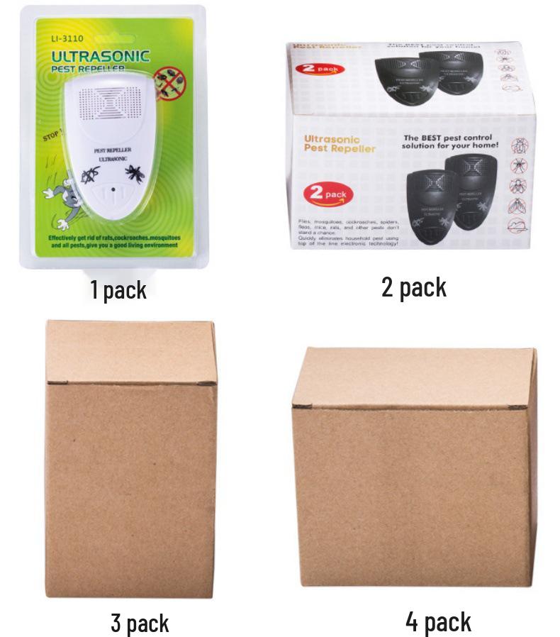 Ultrasonic Pest Repeller: Multi-Frequency Mosquito, Insect, Cockroach, and Rat Device