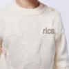 PawinPaw Girl's Cartoon Bear Round Neck Sweater