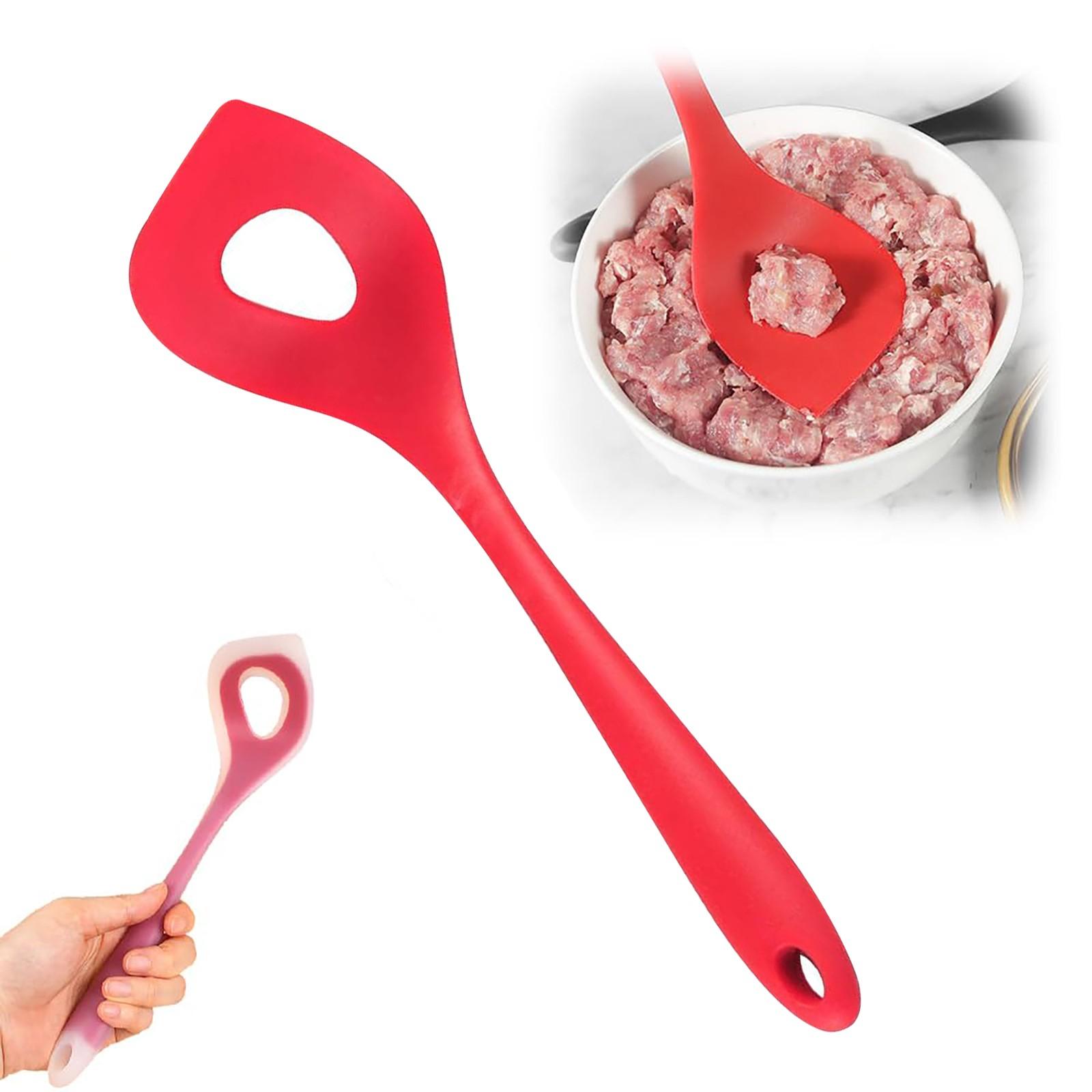 

Инструменты для приготовления фрикаделек Ложка для фрикаделек с антипригарным покрытием Силиконовая ложка для приготовления фрикаделек Рыбные шарики One Size