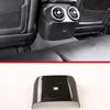 ABS Carbon Fiber For Alfa Romeo Giulia 2017- Car Rear Row Air Conditioning Vent Outlet Cover Trim Auto Interior Accessories