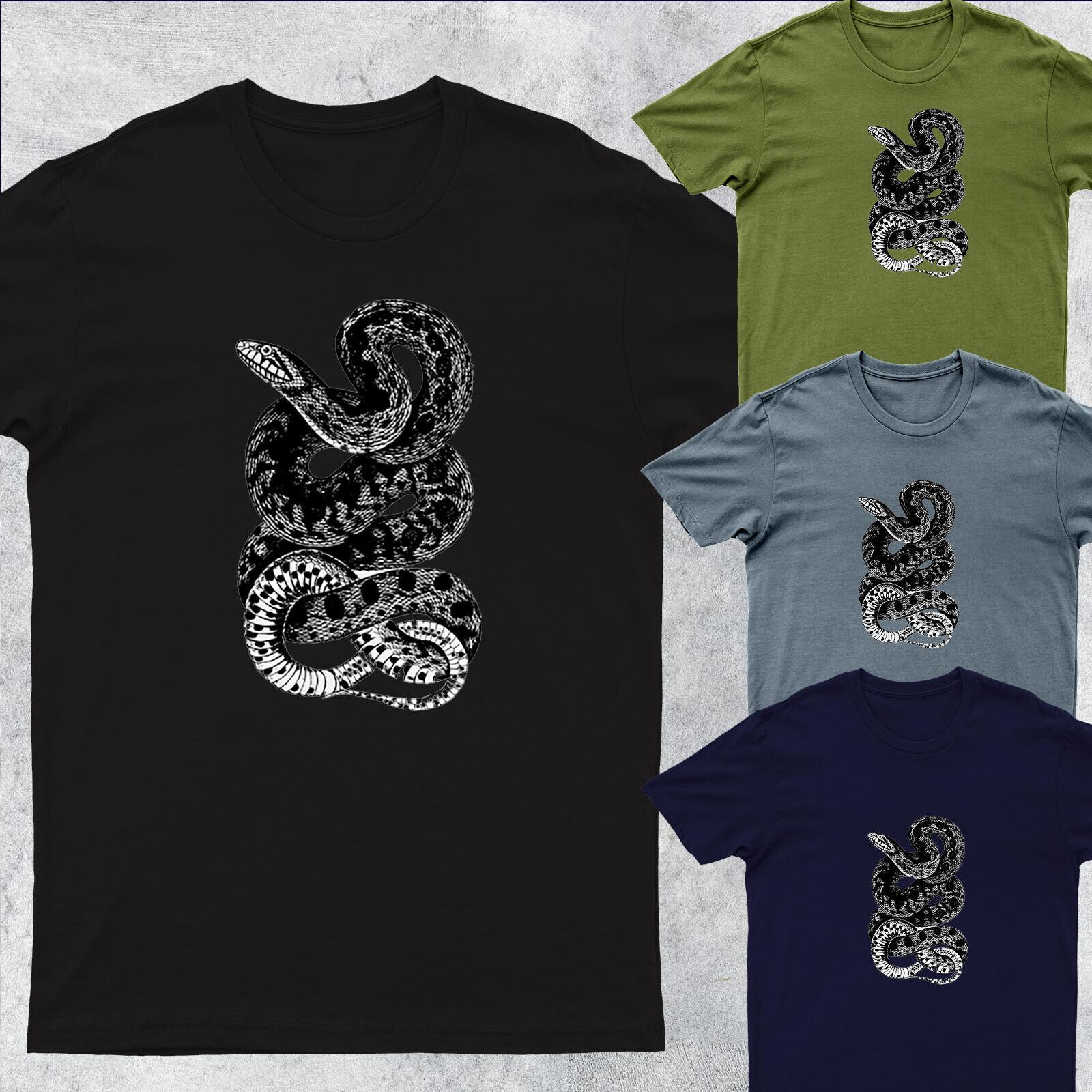 Deadly Poisonous Serpent Snake Tee Top Mens T-Shirt #DG #P1 #PR S