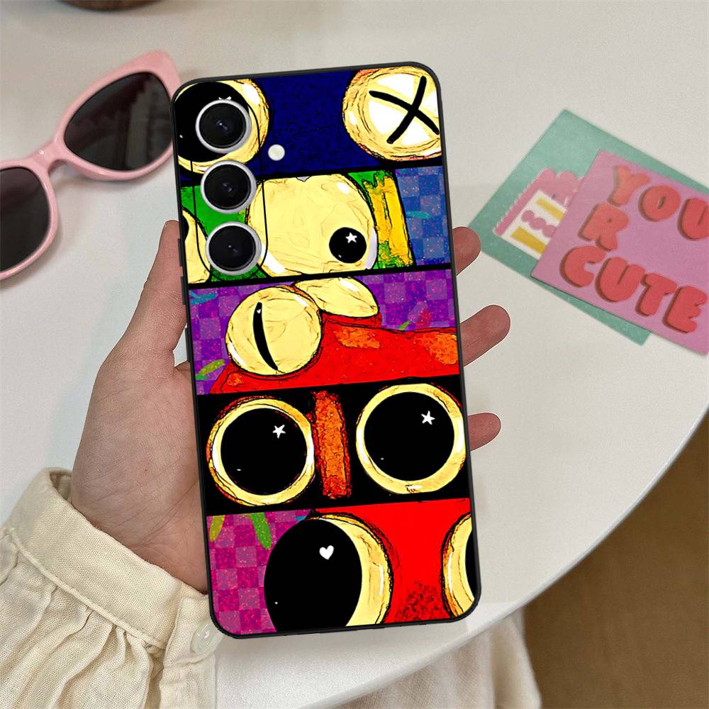 Cartoon R-Rainbow Friends Phone Case For Samsung S 24 Fe 25 Ultra Plus 20 Lite 21 30 22 23 24 22 Ultra 5G Fundas