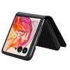Für Motorola Razr 50 Ultra 5G Hülle PU-Leder+PC Kartenhalter Handyhülle