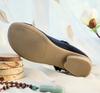 Bingning 2024 Retro Chinese Qipao Embroidered Cloth Shoes
