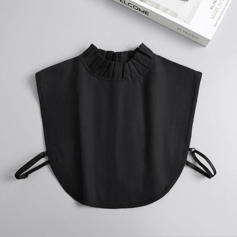 White Lapel Fake Collar Neck Decorative Chiffon Cotton Chocker Women Detachable False Collar Shirt Doll Lace Ladies Half Shirt