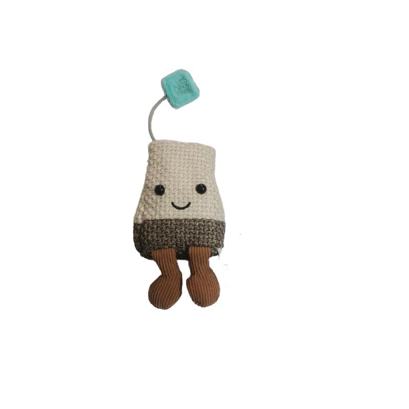 

Limited Edition Tea Bag Cartoon Doll Cat Dog Interactive Toy Birthday Christmas Halloween Pet Girl Gift