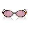 MIU MIU Printed Acetate Oval Sunglasses Women Sunglasses Tortoiseshell 0MU04ZSVAU50D