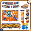 46pcs Dart War Party Decorations Supplies, Dart Battle Birthday Party Decorations Set-Balloons Cupcake Topper Banner Etc Dart War Birthday Decorations