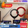 SI4732 0.5-108mhz LSB USB AM FM FM/AM Radio Receiver 1.9inch IPS Screen Mini Pocket Radio with Antenna All Band Radio Receiver