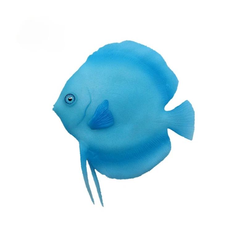 New Simulated Silicone Luminous Fish Plastic Marine Tropical Fishs Aquarium Aquascape Fairy Fish Decoration Ornamental Supplies