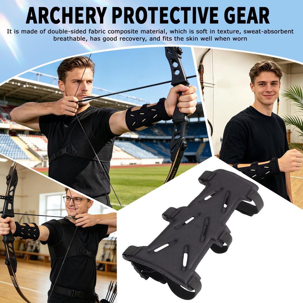 Armguard — Adjustable Protective Armguard, Sports Gear, Breathable & Scratch-Resistant, Outdoor Training Accessory, Universal Fit