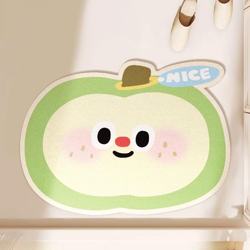 Bathroom Floor Mats for Household Toilets and Toilets Anti Slip Quick Drying Foot Mats for Bathroom Doors Dirt Resistant Carpets