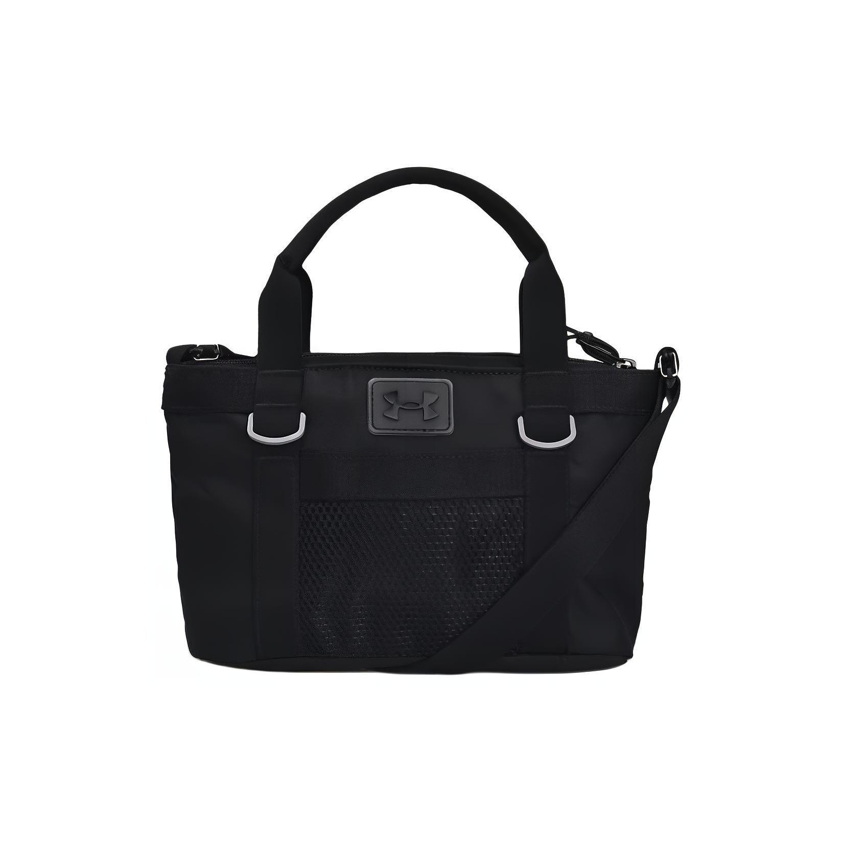 

New Under Armour Polyester Tote Bag Shopping Bag Shoulder Bag Crossbody Bag Mini Women s Black 1385358-001 29.0*8.9*17.0CM