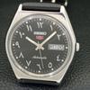 SEIKO 5 AUTOMATIC VINTAGE 6309A JAPAN MENS ARABIC BLACK DIAL WATCH a702656-1