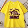 Funny Raccoon TShirt Gods Oopsiest Daisy Cottagecore Tee Vintage Animal Short Sleeve Round Neck Printed T Shirt Unisex