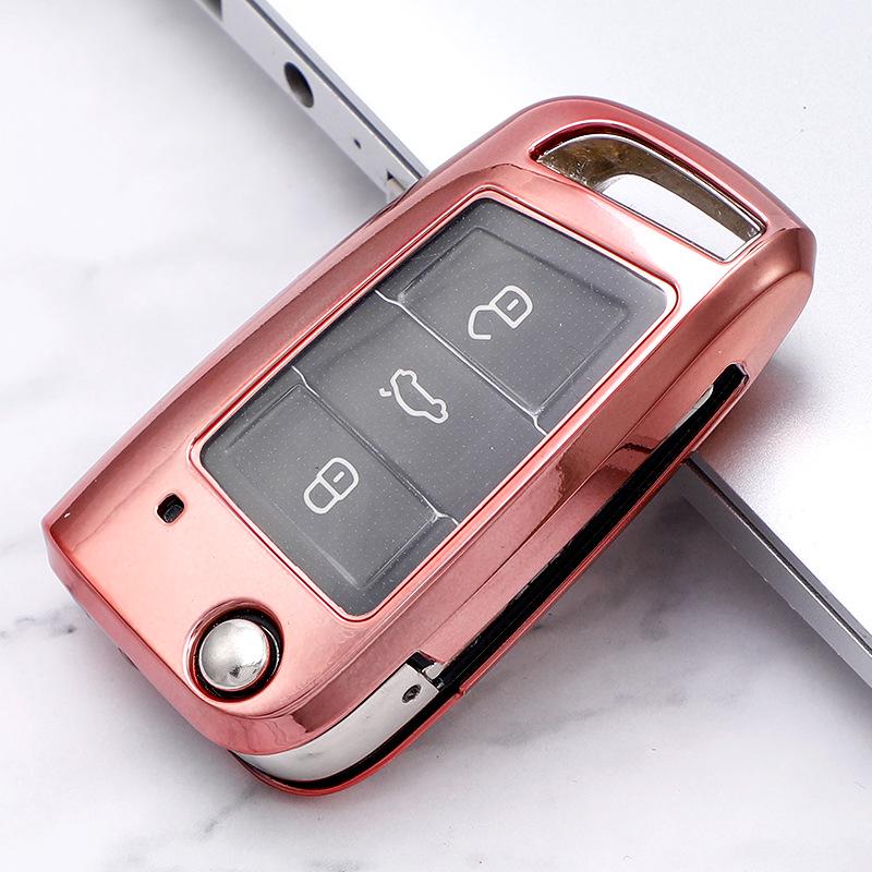 

VW Passat Folding Key Case (2017-2018) - TPU Protection Cover