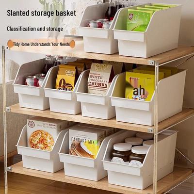 New Arrival: Kitchen Cabinet Storage Box - Desktop Snack Organizer & Layered Rack with Free Shipping