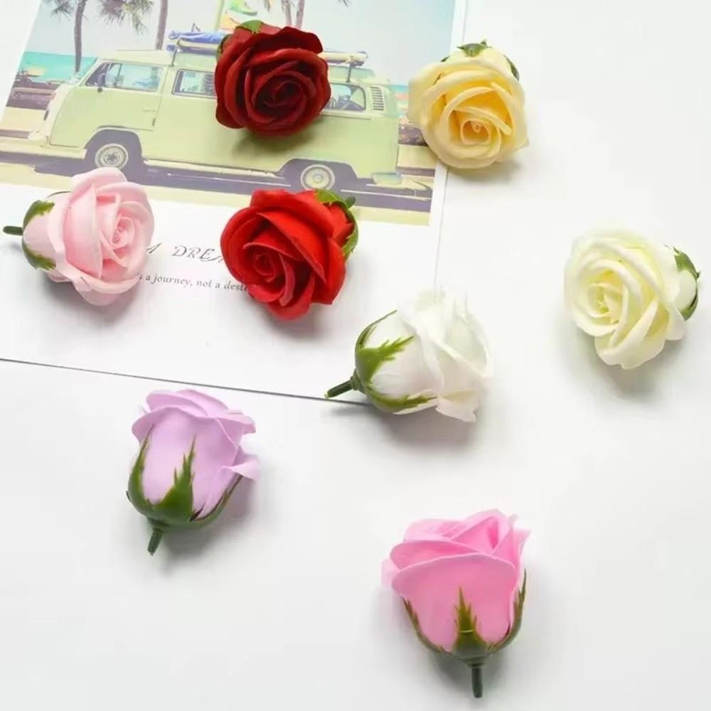 25Pcs Five Layer Rose Foam Rose Realistic Floral Foam Rose Heads  Wedding Decorations