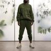 Adidas Originals X Ivy Park Solid Color Jacquard Crewneck Sweater Unisex Sweater Army-Green HR2259