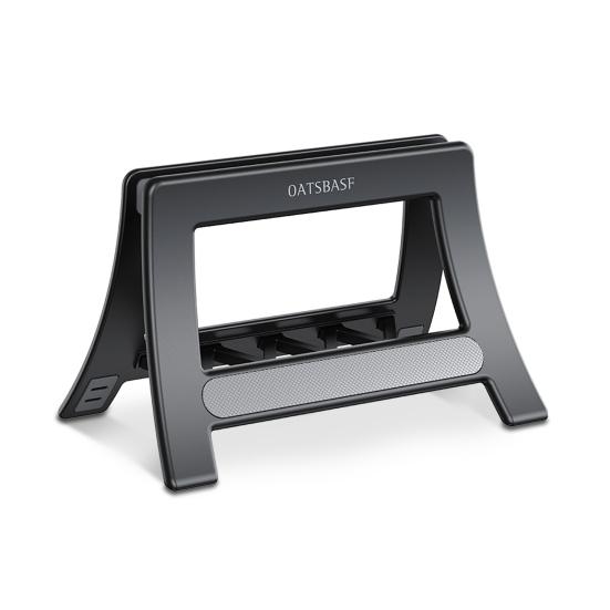 

Подставка для планшета, гравитационное измерение ширины, регулируемая вертикальная подставка, устойчивое рассеивание, телескопический выход для ноутбука, кронштейн для хранения чёрный