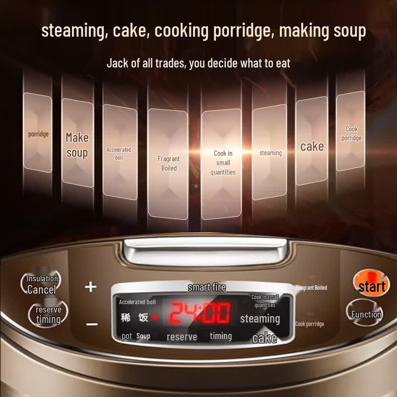 SUPOR 5L Smart Spherical Pot Multi-Function Rice Cooker CN Plug (adapter Included)