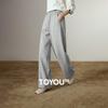 Women's Winter Fleece-Lined Wide-Leg Sport Trousers