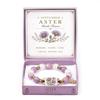 Birth Flower Bracelet Gift Box Beaded Stretch Bracelet Jewelry with Floral Centerpiece for Sentimental Birthday Giving