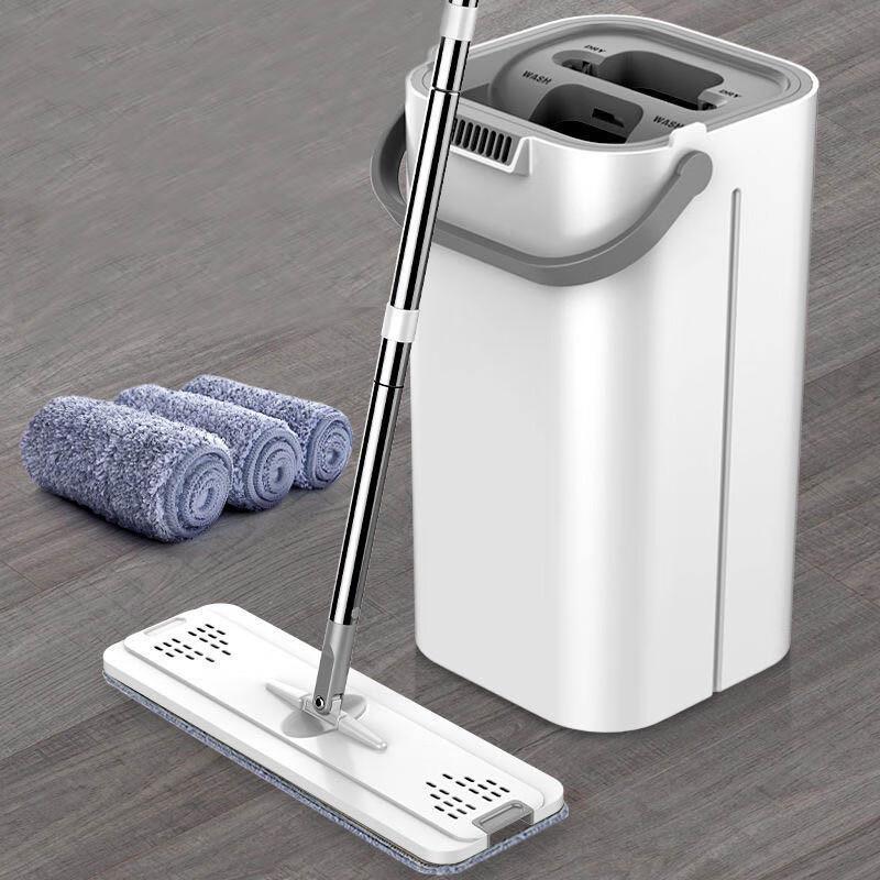 Kapa Bear Self-Wringing Flat Mop with Bucket