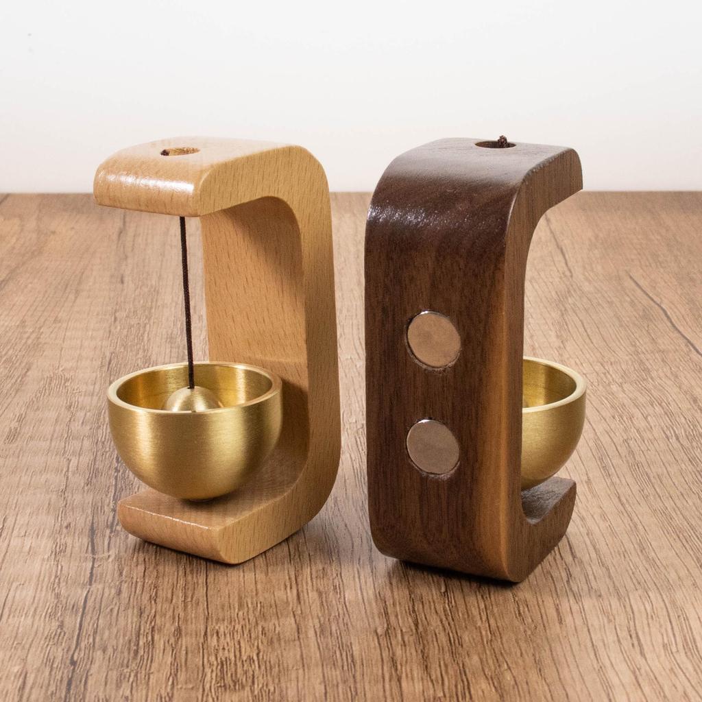 Wireless Black Walnut Entry Reminder Doorbell Pendant