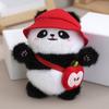 Sweet Panda Mini Plush Keychain Charming Stuffed Animal For Bags And Keys