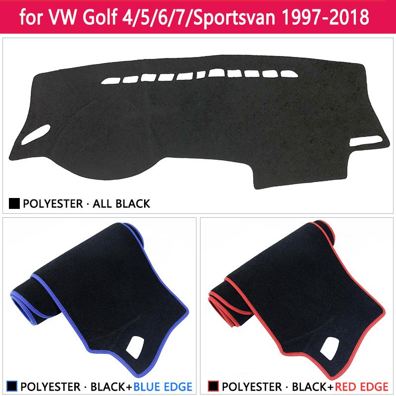for Volkswagen VW Golf 4 5 6 7 Sportsvan 1997~2018 Anti-Slip Mat Dashboard Pad Sunshade Accessories MK4 MK5 MK6 MK7 1J 1K 5K 5G