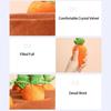 Interactive Dog Plush Puzzle Toys Pull Radish Plush Carrot Dog Interactive Toys for Pet Plush Carrot Toy Mat