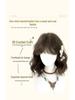 Women's Korean Style Full Head Cover Wig - Short, Invisible, Traceless, Egg Roll Hair for Daily Wear