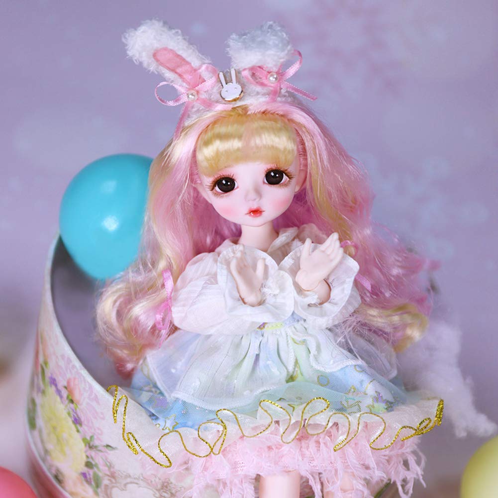 ICY Fortune Days 28cm BJD 28 Ball Jointed Full Set of Clothes and Best Gift for Girls 1/6 Doll, Doll, Shoes, 6+ (Yuki)