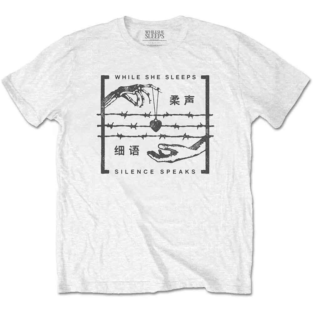 While She Sleeps Unisex T-Shirt Silence Speaks S