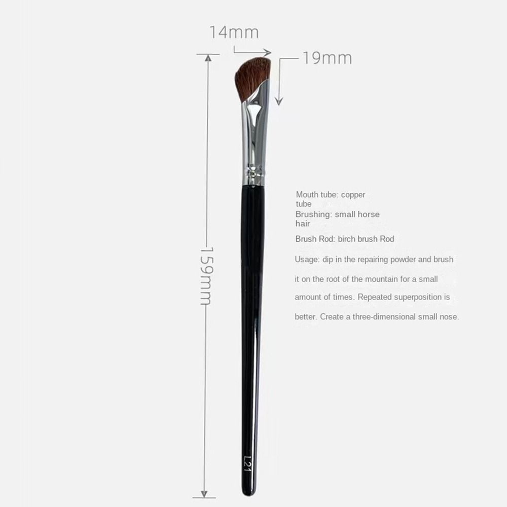 Concealer Brush Cosmetic Face Bronzer Angled Contour Brush Nose Shadow Brush Sickle Makeup Brushes