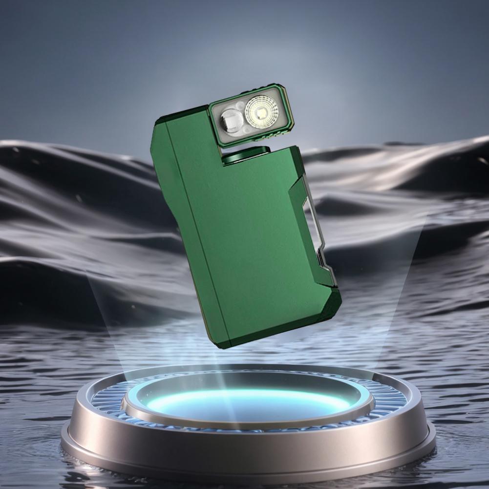 Mini Flashlight LED Rechargeable Compact Torch Camping Lighting Flexible 180° Rotatable Head And Clip Outdoor Emergency Torchs