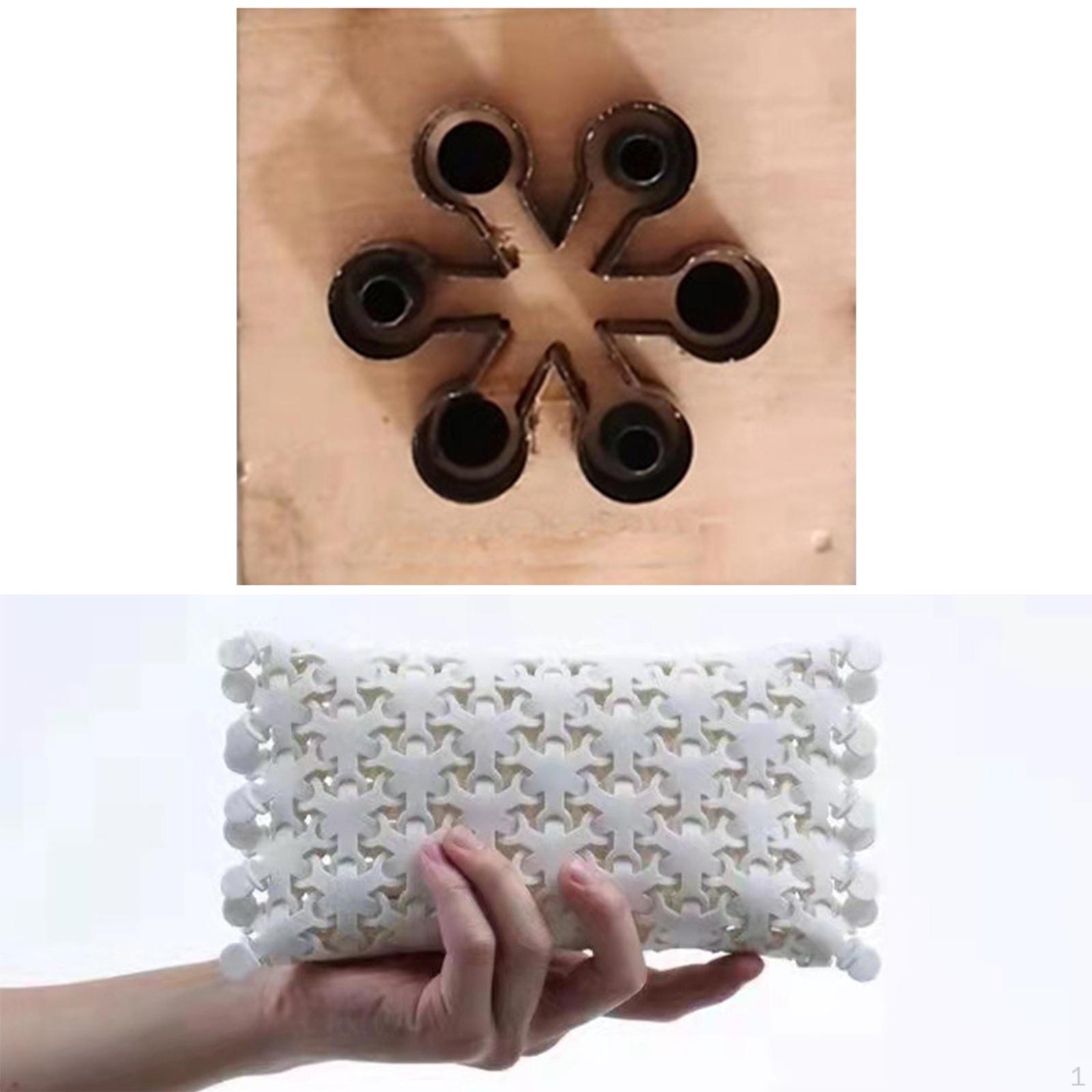 

Япония DIY кожаное ремесло шестиугольная петля высечка