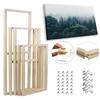 40x60 50x70 60x90 60x120 Kit de Moldura de Madeira DIY para Tela Pintura a Óleo Barras de Moldura Moldura de Madeira para Pintura Diamante Moldura para Arte de Parede