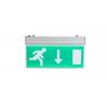 Commercial LED Emergency Sign Lamp Exit Sign Security Light 110-240V Neon Light  Mall