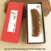 Premium Black Gold Sandalwood Comb: Hand-Painted, Anti-Static, Portable Hair Styling Comb with Gift Box for Women.