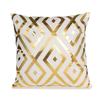 Cushion Geometric Bronzing Cover Fashion Classical Home Decor Pillow Cover Case