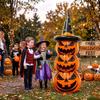 Halloween Inflatable Pumpkin Tumbler Ornament for Business, Mall, or Courtyard Decor