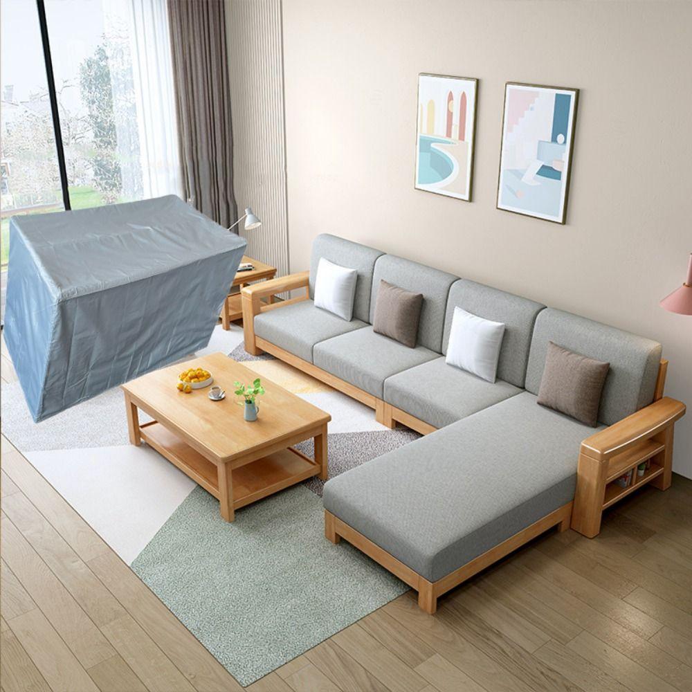 Waterproof Furniture Cover Windproof Air Conditioner Cover Sofa Chair Cover  Outdoor