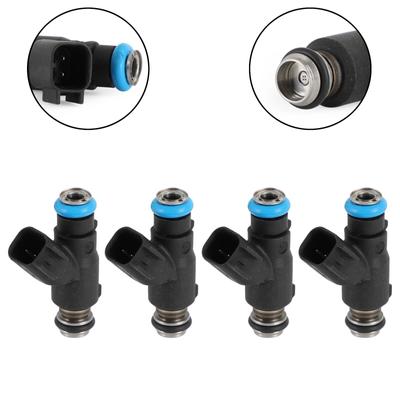 4 inyectores de combustible 96487553 aptos para Chevrolet Aveo Aveo5 06-08 Pontiac Wave Wave5 accesorios para coche