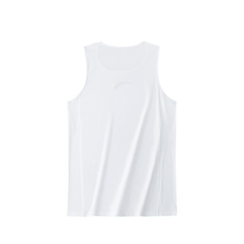 Anta Kyrie Irving Series Solid Color Comfortable Breathable Casual Sleeveless Basketball Jersey Men Jersey Pure-White 972431101-1
