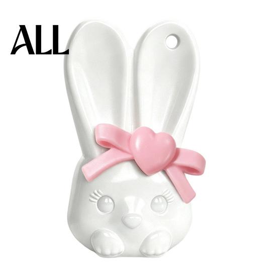 Stylish Accessory for Daily Use Bunny Can Opener Keychain, Cute Bow Rabbit Bottle Pendant, Portable Easy One Click Tab Beverage Keyring Outdoor