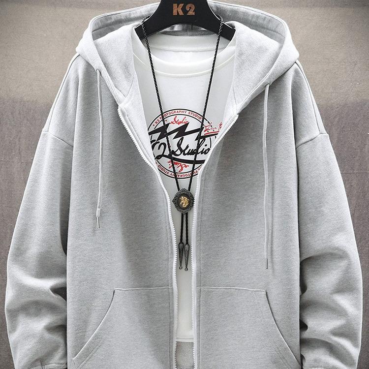 Men's Korean Style Autumn/Winter Hoodie Cardigan Jacket